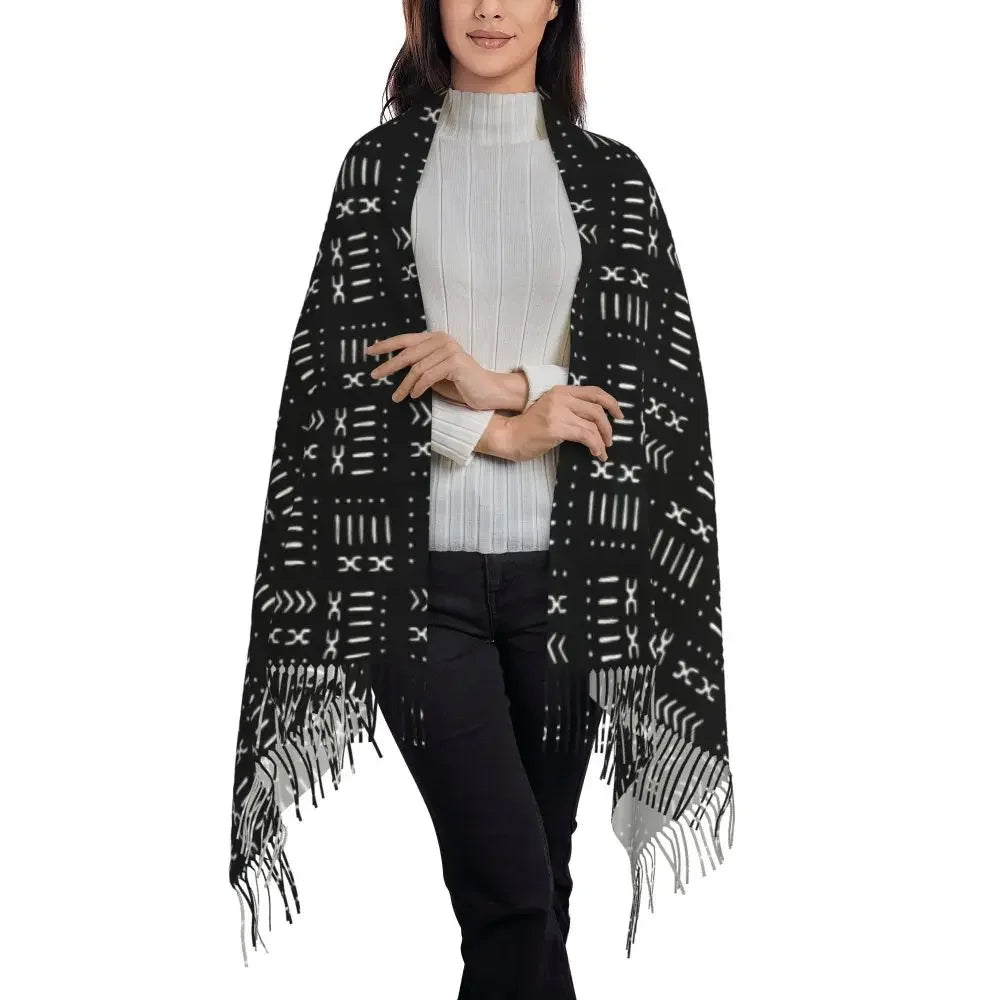 Printed African Scarf Shawl Head Wrap