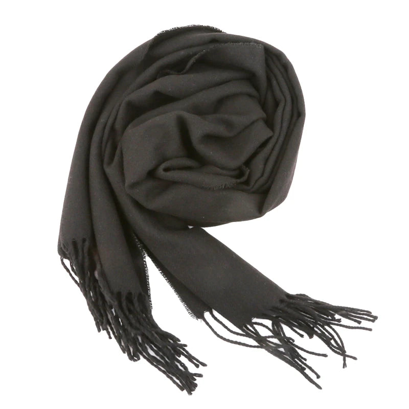 Men's Classic Solid Color Scarf