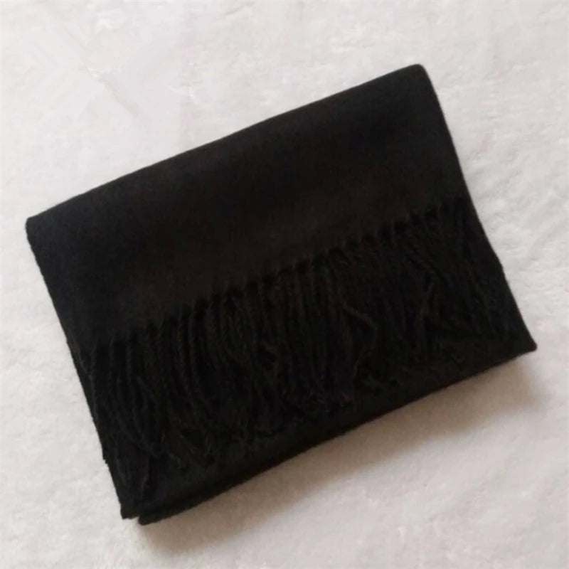 Men's Classic Solid Color Scarf