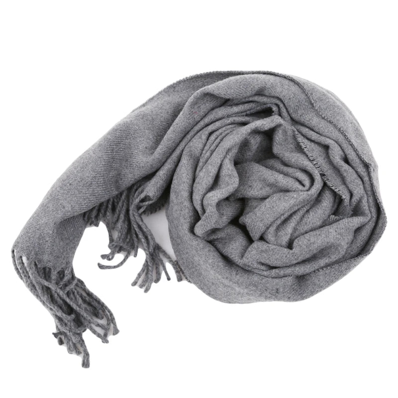 Men's Classic Solid Color Scarf