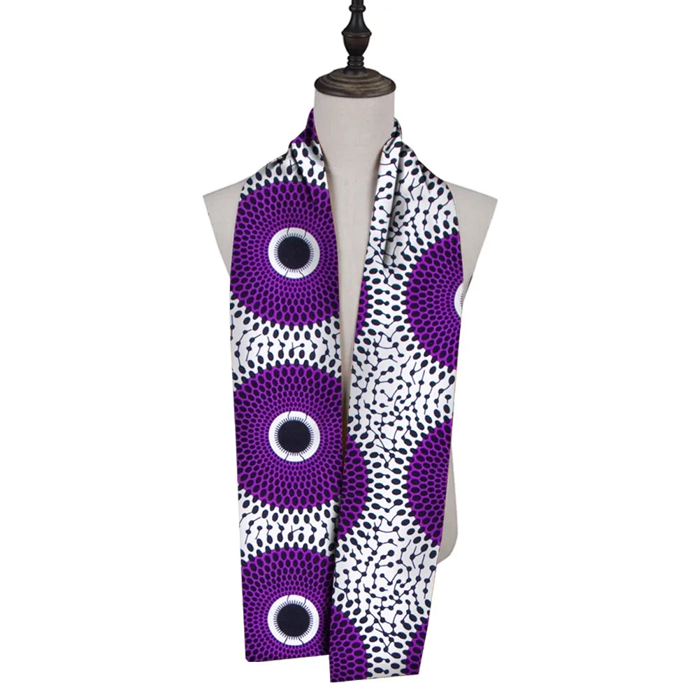 African Retro Cotton Long Scarf Shawl Wrap