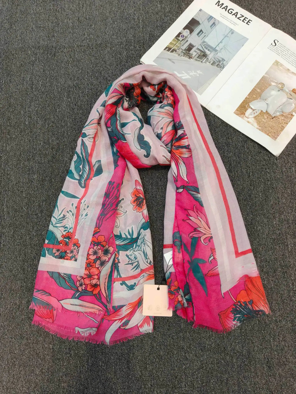 Versatile Print Scarf/Shawl