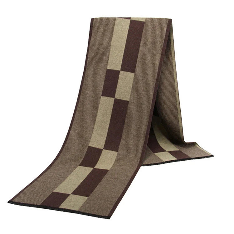 Men's Cashmere Big Neckerchief Casual Scarf