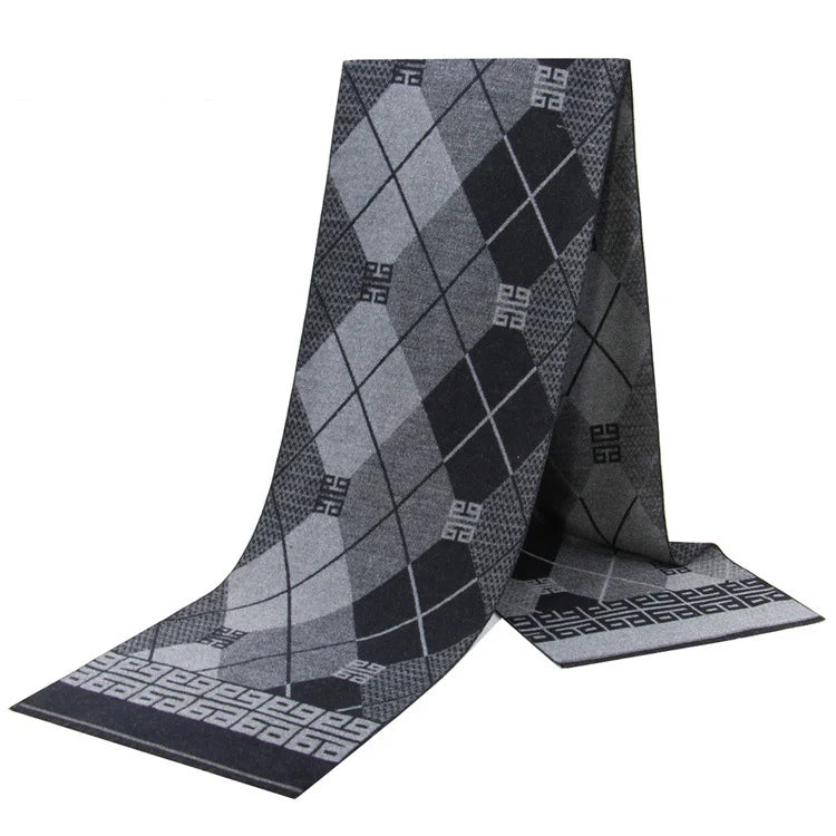 Men's Cashmere Big Neckerchief Casual Scarf
