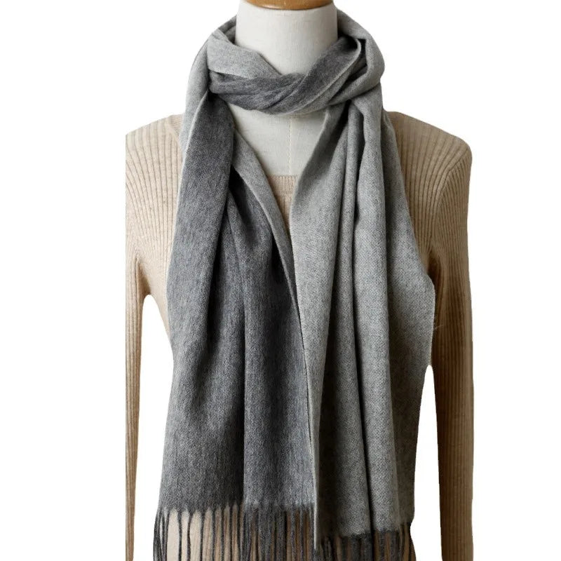 Men's Double-Sided Wool Scarf