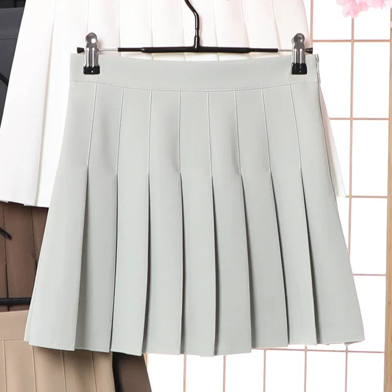 Pleated Mini Skirt