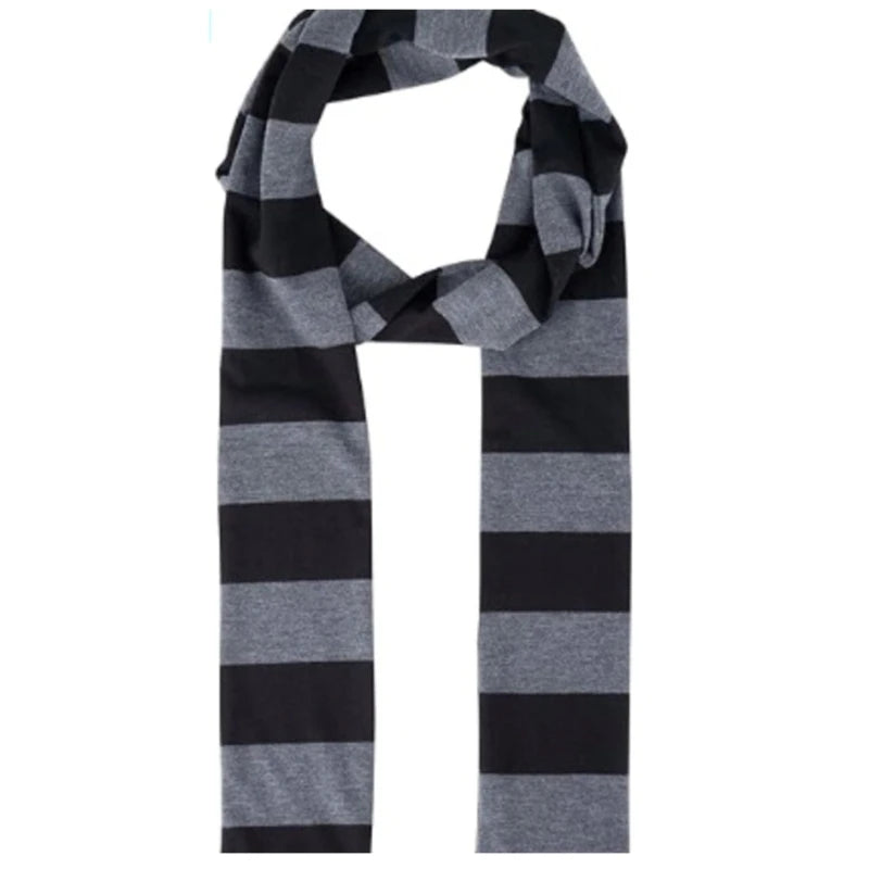 Striped Long Thin Scarf