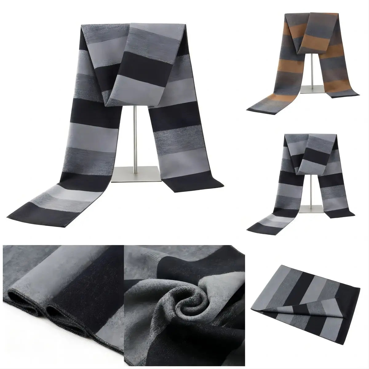 Men's Winter Faux Cashmere Scarf