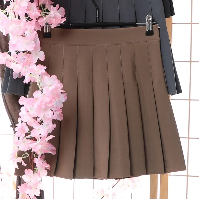 Pleated Mini Skirt