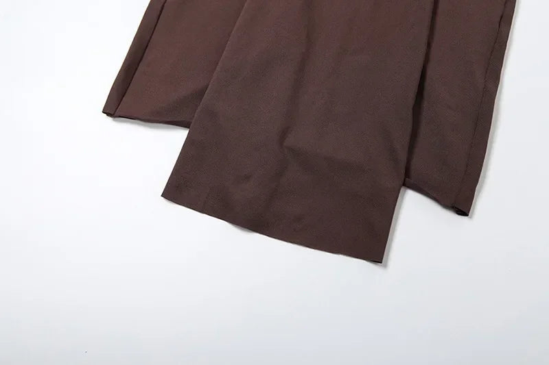 2 Piece-Set Maxi Pleated Skirt Outfit