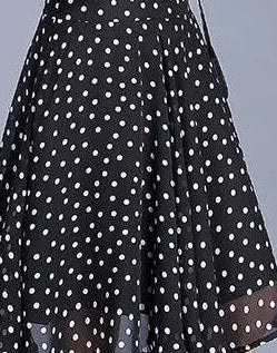 Floral Chiffon Midi Skirt