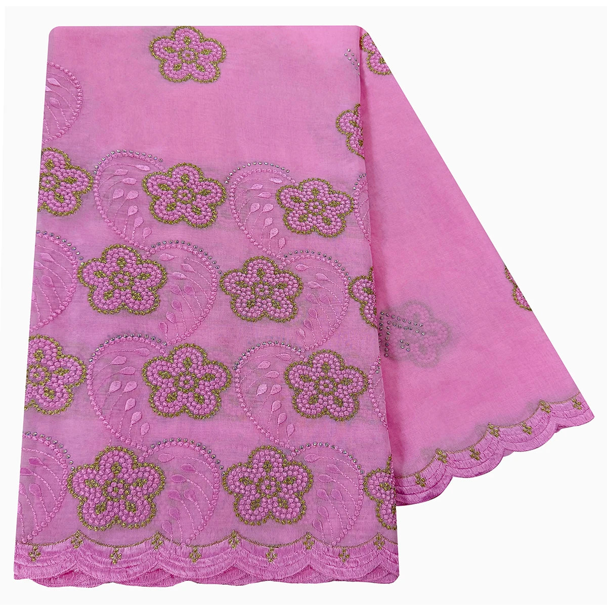 Embroidered High Quality 100% Cotton Scarf