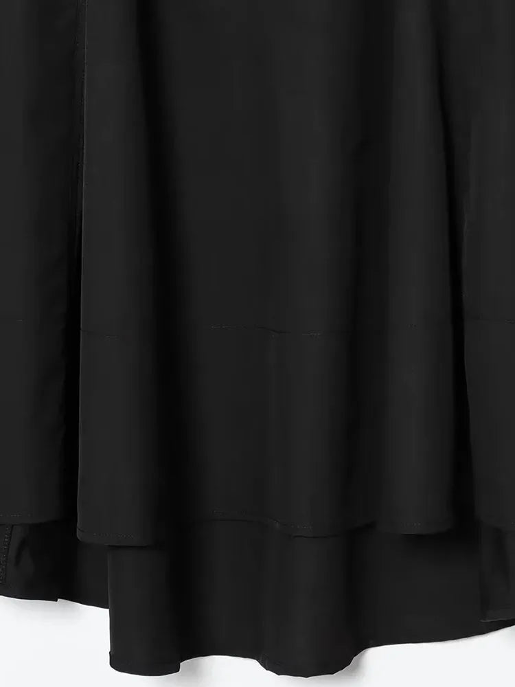 Zippered Midi Mini Skirt