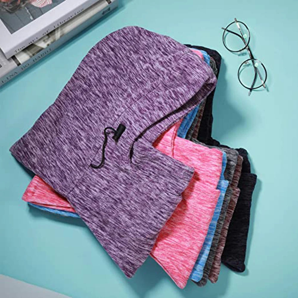 Winter Fleece Windproof Full Face Hooded Scarf