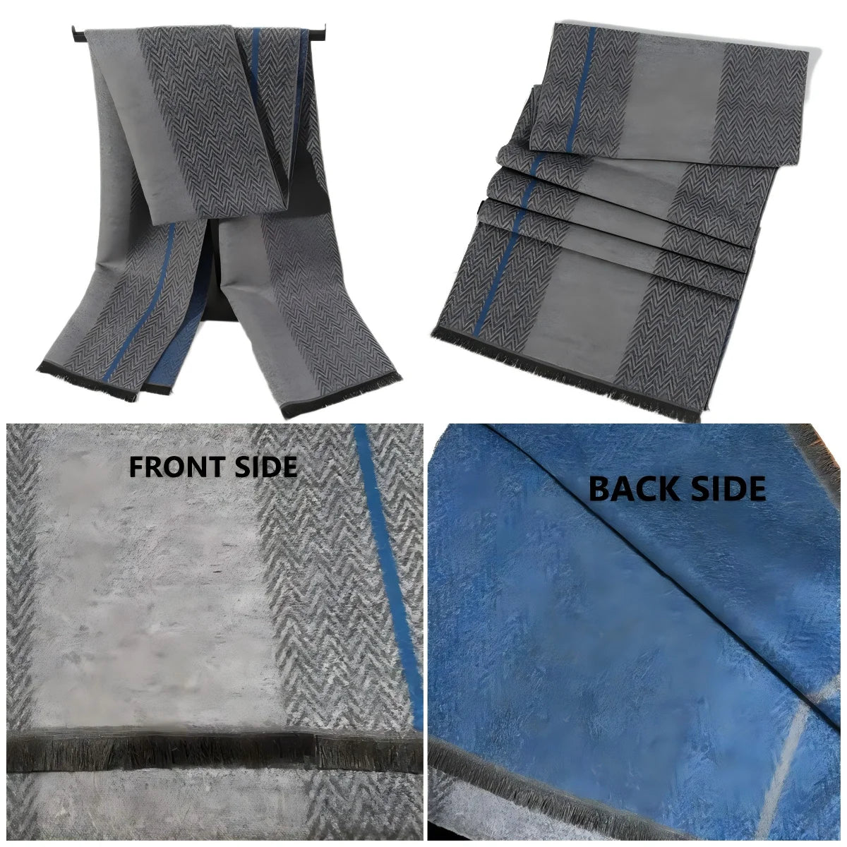 Men's Winter Faux Cashmere Scarf
