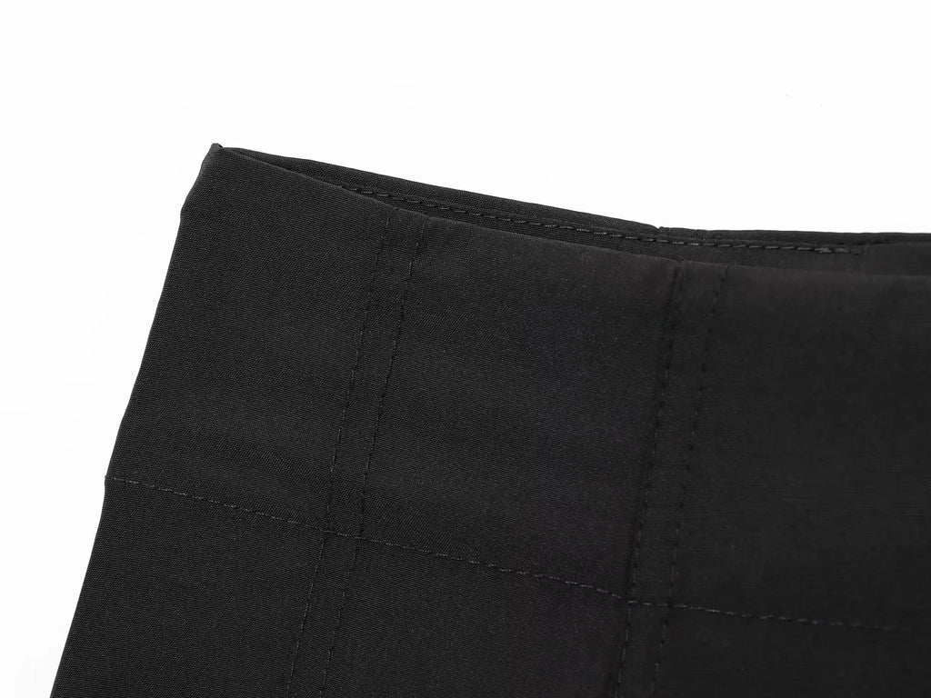 Zippered Midi Mini Skirt