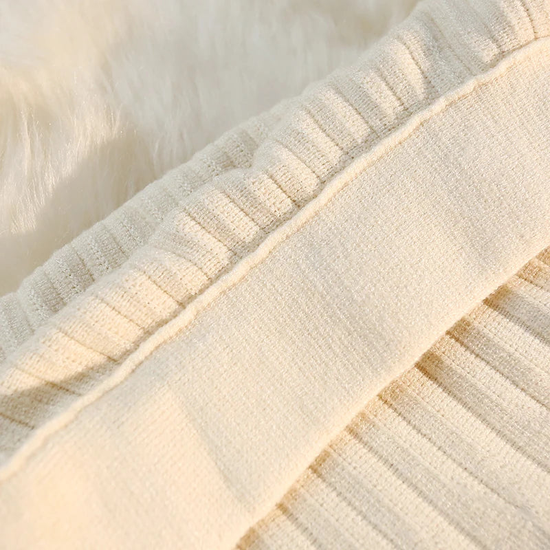 Knit Pleated Short Skirts