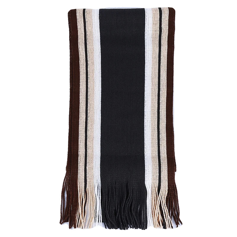 Men's Wool Knitted Scarf