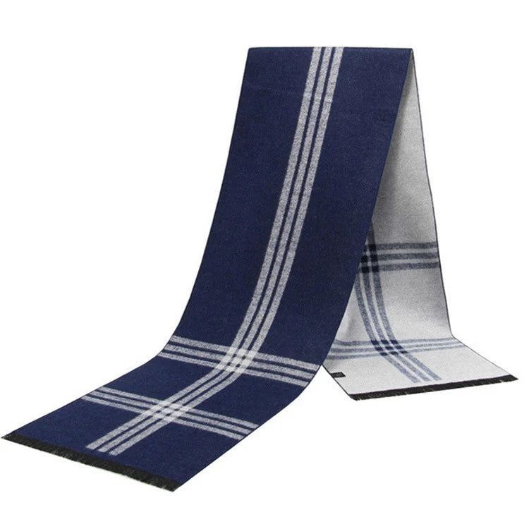 Men's Cashmere Big Neckerchief Casual Scarf