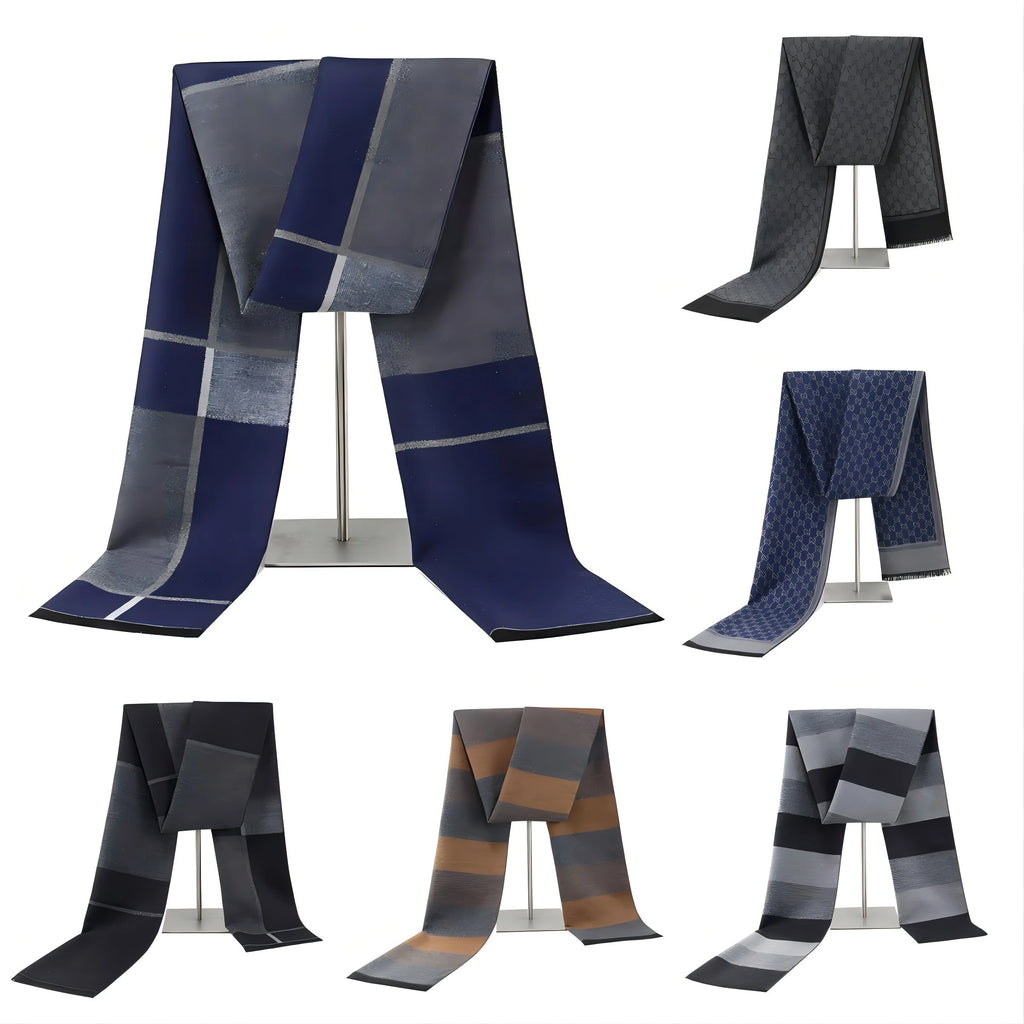 Men's Winter Faux Cashmere Scarf
