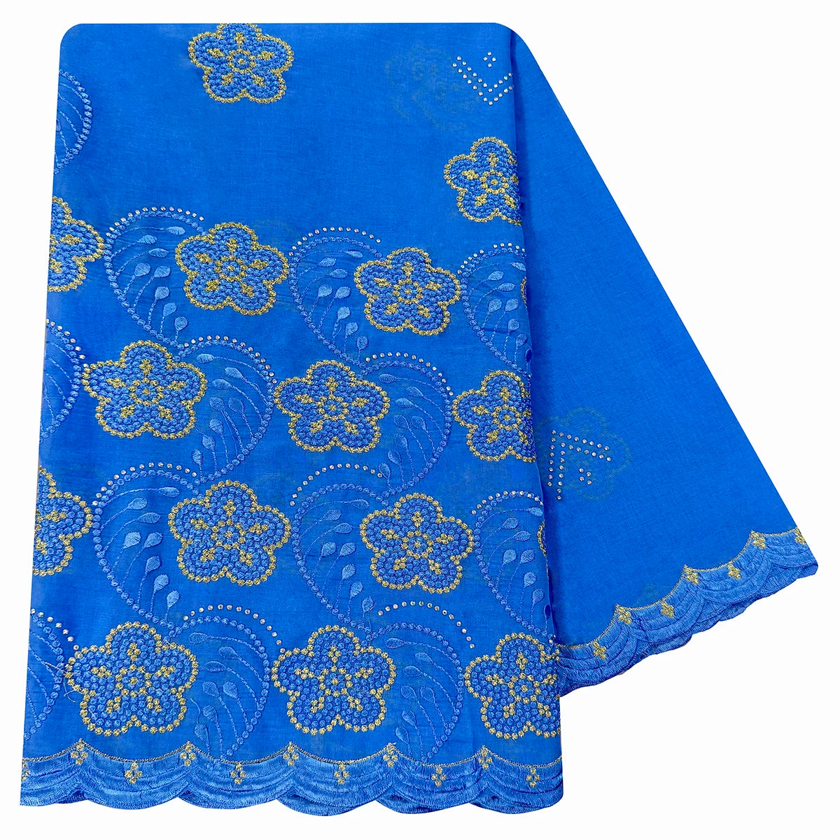 Embroidered High Quality 100% Cotton Scarf