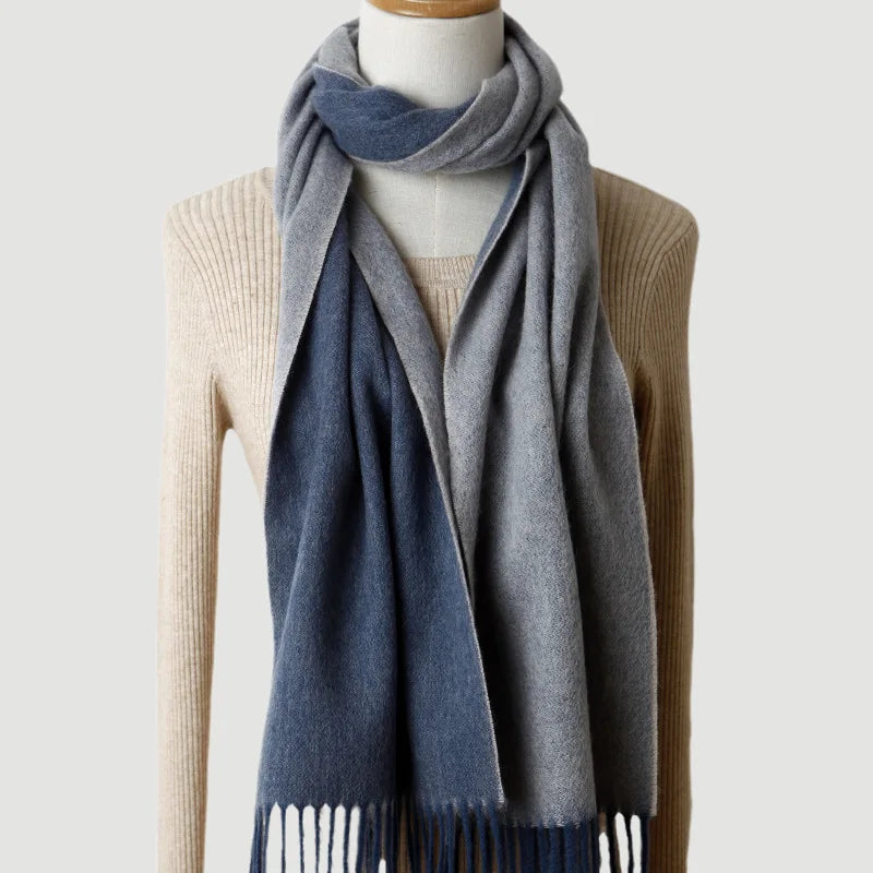 Men's Double-Sided Wool Scarf