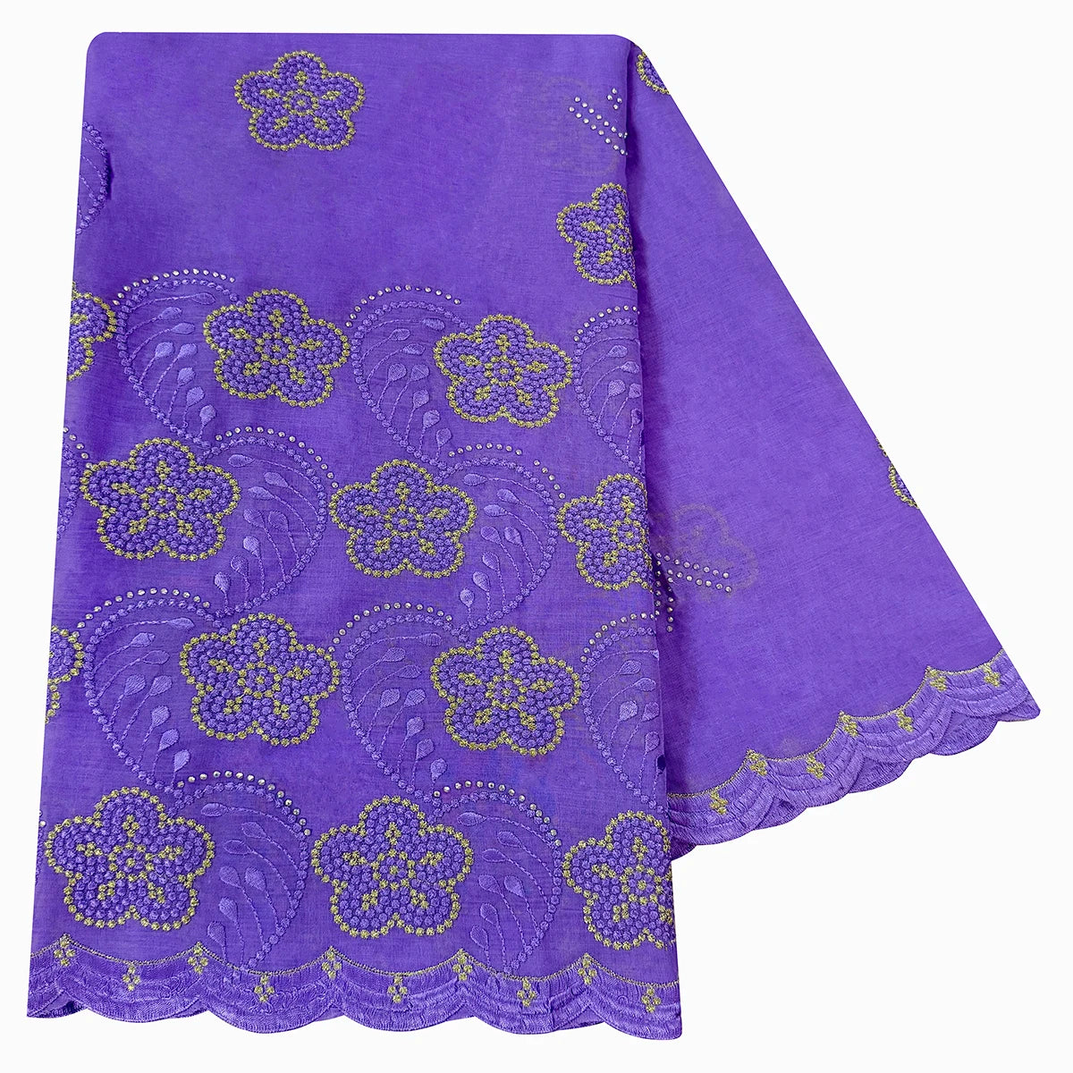 Embroidered High Quality 100% Cotton Scarf