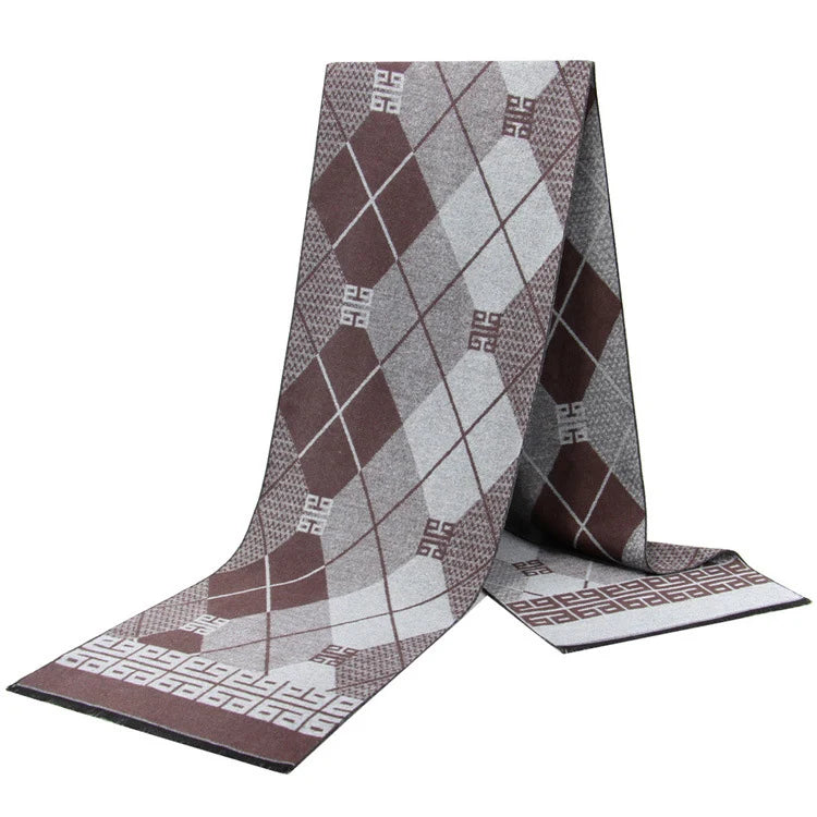 Men's Cashmere Big Neckerchief Casual Scarf