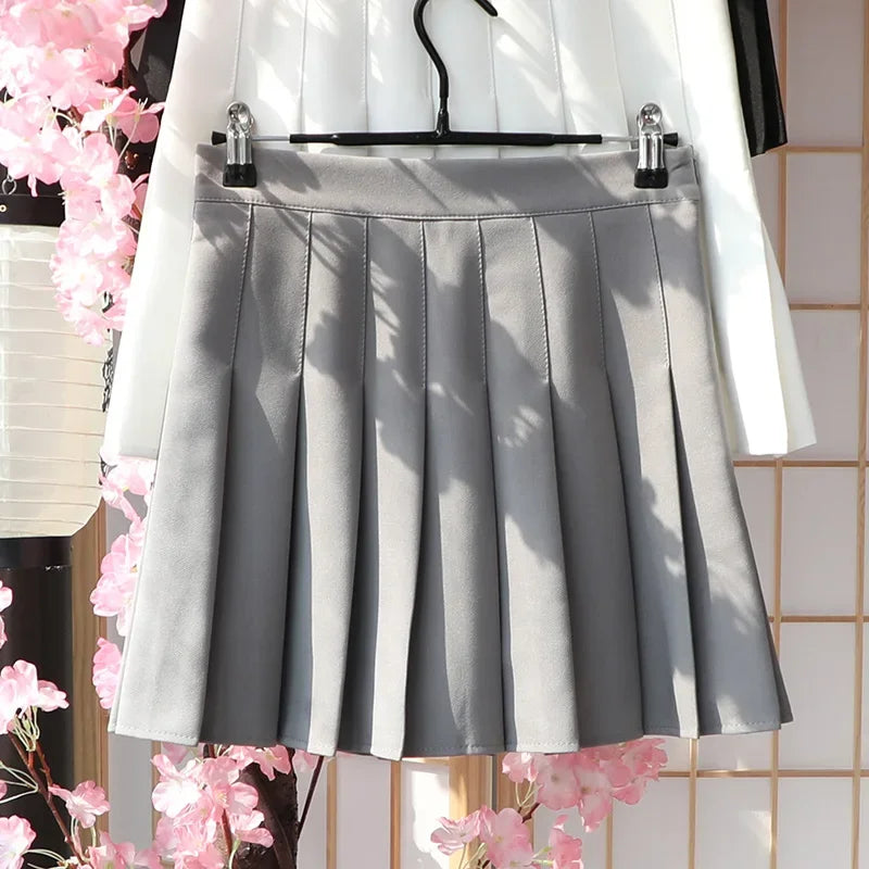 Pleated Mini Skirt