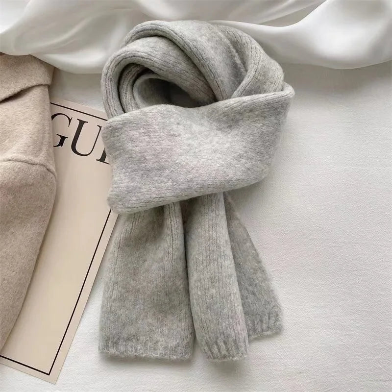 Winter Thick Long Sheep Wool Scarf