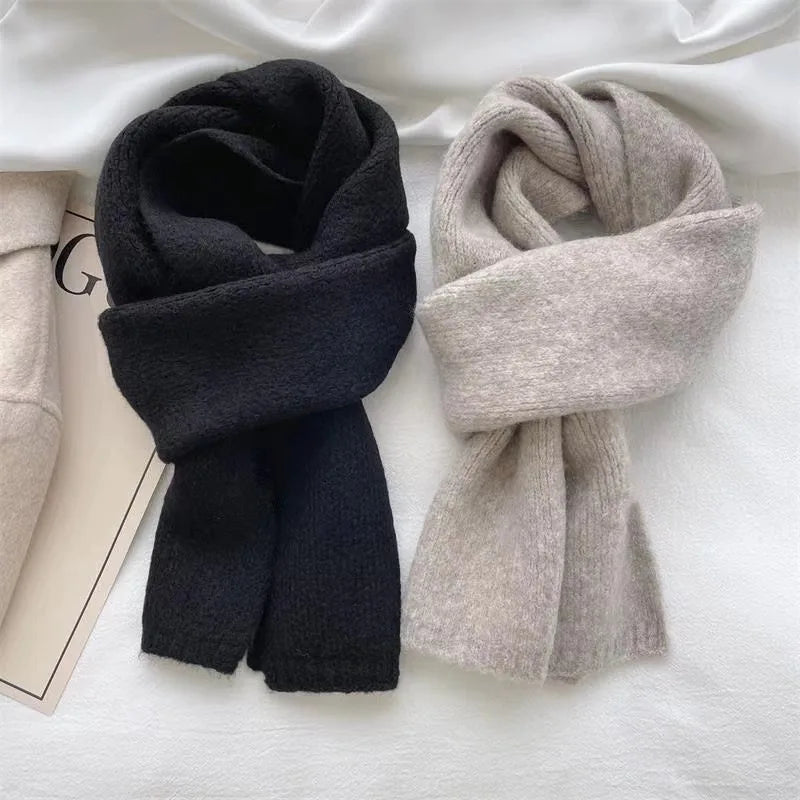 Winter Thick Long Sheep Wool Scarf