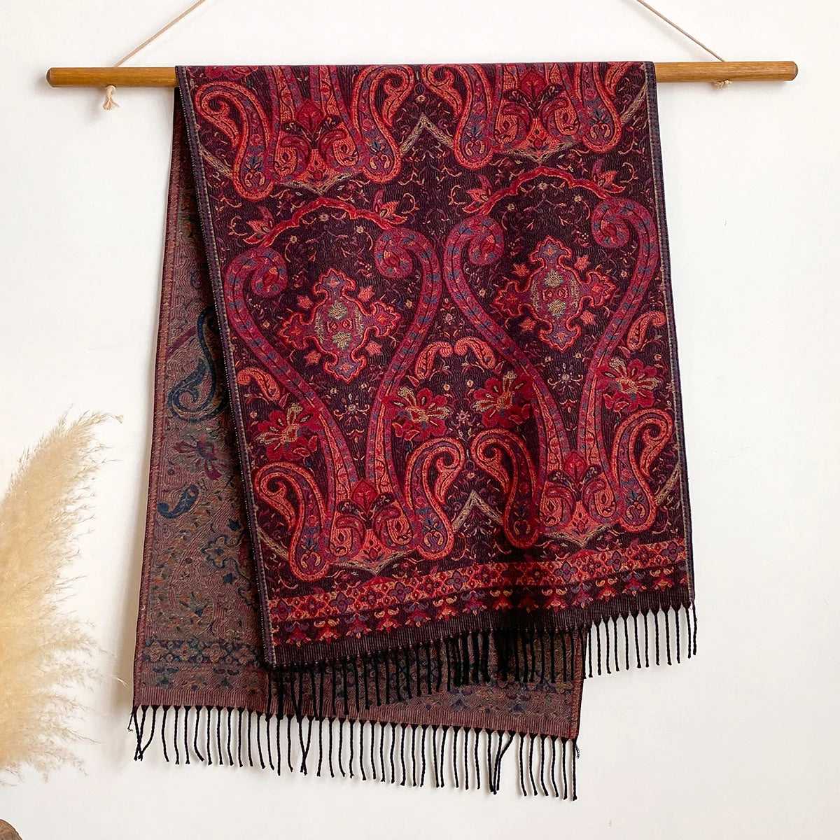 Women's Paisley Faux Pashmina Stole
