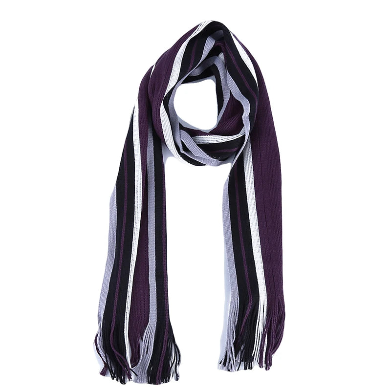 Men's Wool Knitted Scarf